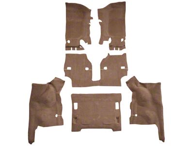 ACC Complete Cutpile Molded Carpet (11-18 Jeep Wrangler JK 2-Door)