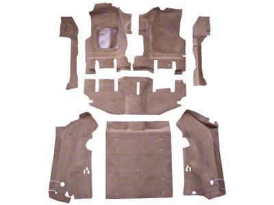 ACC Complete Cutpile Molded Carpet with Mass Backing (97-02 Jeep Wrangler TJ w/ Short Center Console & Rocker Panels)