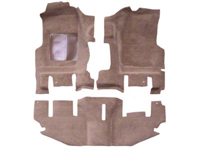 ACC Passenger Area Cutpile Molded Carpet (97-06 Jeep Wrangler TJ w/ Short Center Console, Excluding Unlimited)