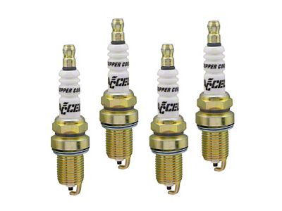 Accel HP Copper Spark Plugs; 4-Pack (93-98 V8 Jeep Grand Cherokee ZJ)