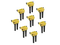 Accel SuperCoil Ignition Coils; Yellow; 8-Pack (05-20 V8 HEMI Jeep Grand Cherokee WK & WK2)