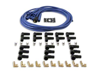 Accel Spark Plug Wire Set; 8mm; Blue (76-81 5.0L Jeep CJ7)