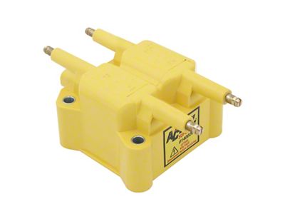 Accel SuperCoil Ignition Coil; Yellow (1995 2.5L Jeep Wrangler YJ)