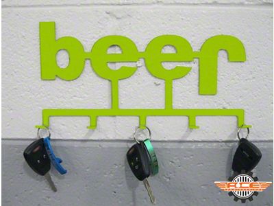 Keychain Holder; Gecko Green