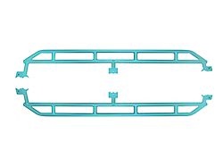 Rock Sliders; Tiffany Blue (20-25 Jeep Gladiator JT)