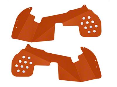 Front Inner Fender Kit; Fluorescent Orange (18-25 Jeep Wrangler JL, Excluding EcoDiesel)