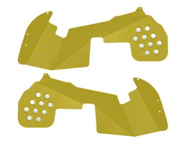 Front Inner Fender Kit; Lemon Peel (18-25 Jeep Wrangler JL, Excluding EcoDiesel)