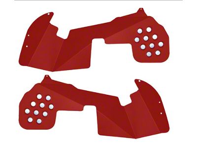 Front Inner Fender Kit; Red Baron (18-25 Jeep Wrangler JL, Excluding EcoDiesel)