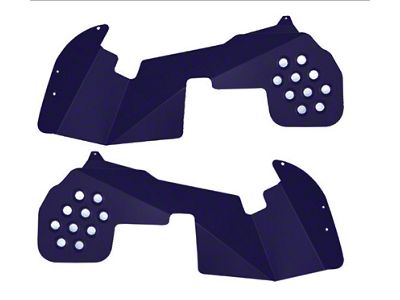 Front Inner Fender Kit; Southwest Blue (18-25 Jeep Wrangler JL, Excluding EcoDiesel)