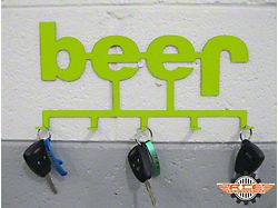 Keychain Holder; Gecko Green