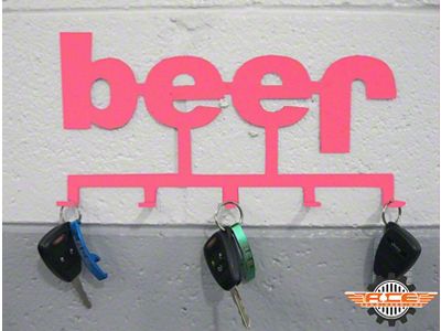 Keychain Holder; Hot Pink
