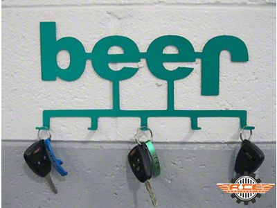 Keychain Holder; Teal (97-06 Jeep Wrangler TJ)