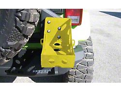 Pro Series Rear Bumper Jerry Can Holder Kit; Lemon Peel (07-25 Jeep Wrangler JK & JL)
