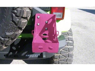 Pro Series Rear Bumper Jerry Can Holder Kit; Pinky (07-25 Jeep Wrangler JK & JL)