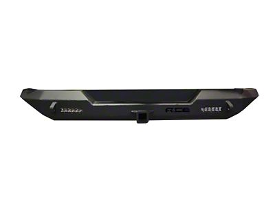 Pro Series Rear Bumper with Light Provisions; Texturized Black (07-18 Jeep Wrangler JK)