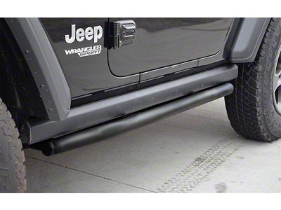 Rock Sliders; Bare Metal (18-25 Jeep Wrangler JL 2-Door)