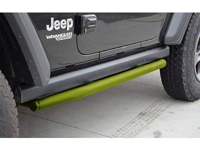 Rock Sliders; Gecko Green (18-25 Jeep Wrangler JL 2-Door)