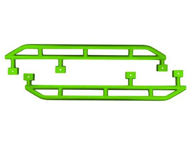 Rock Sliders; Neon Green (07-18 Jeep Wrangler JK 4-Door)