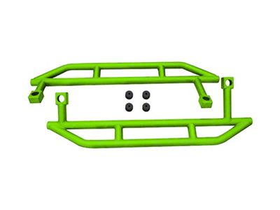 Rock Sliders; Neon Green (97-06 Jeep Wrangler TJ, Excluding Unlimited)