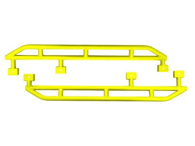 Rock Sliders; Neon Yellow (07-18 Jeep Wrangler JK 4-Door)