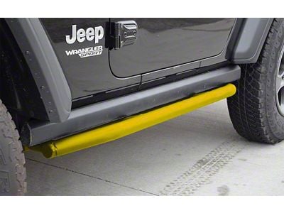 Rock Sliders; Neon Yellow (18-25 Jeep Wrangler JL 2-Door)