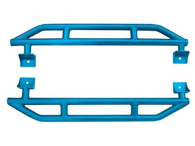Rock Sliders; Playboy Blue (07-18 Jeep Wrangler JK 2-Door)