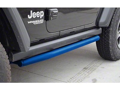 Rock Sliders; Playboy Blue (18-25 Jeep Wrangler JL 2-Door)