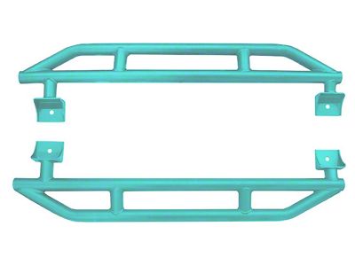 Rock Sliders; Tiffany Blue (07-18 Jeep Wrangler JK 2-Door)