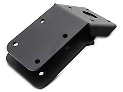 ACE Engineering Stand Alone Slant Black Tire Carrier; Texturized Black (07-18 Jeep Wrangler JK)