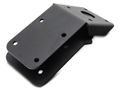 Stand Alone Slant Black Tire Carrier; Texturized Black (07-18 Jeep Wrangler JK)