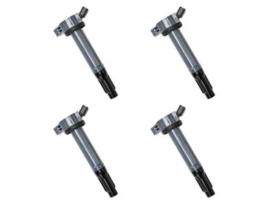 Ignition Coils; Black; Set of Four (10-21 4.0L 4Runner)