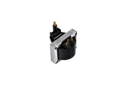 Ignition Coil; Black; Single (87-90 2.5L Jeep Wrangler YJ)