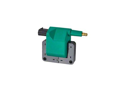 Ignition Coil; Green; Single (91-97 Jeep Wrangler YJ & TJ)