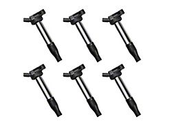 Ignition Coils; Black; Set of Six (16-20 3.5L Tacoma)