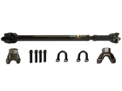 Adams Driveshaft Extreme Duty Series Front 1310 CV Driveshaft with Solid U-Joints and Pinion Yoke (07-18 Jeep Wrangler JK)