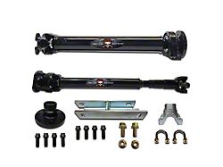Adams Driveshaft Extreme Duty Series Rear 1350 CV Driveshaft with Solid U-Joints; 2-Piece (20-26 Jeep Gladiator JT Launch Edition, Mojave, Overland, Rubicon, Sport)