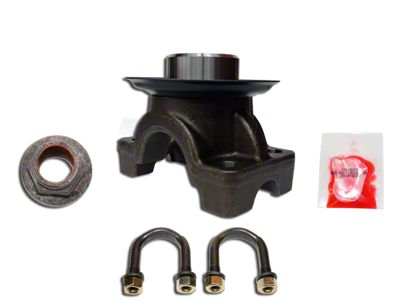 Adams Driveshaft Forged Rear 1350 Series U-Bolt Style Pinion Yoke for Ford 8.8 Conversion; 28 to 30 Degrees