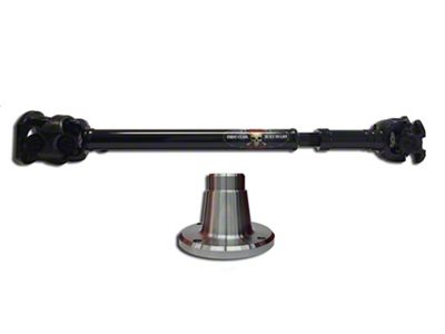 Adams Driveshaft Extreme Duty Series OEM Flange Style Front 1350 CV Driveshaft with Solid U-Joints (07-18 Jeep Wrangler JK)