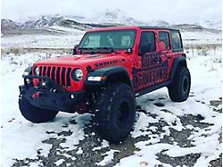 Adams Driveshaft Extreme Duty Series Rear 1350 CV Driveshaft with Solid U-Joints and Pinion Yoke (18-25 Jeep Wrangler JL Sport 4-Door)