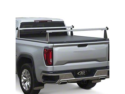 ADARAC Aluminum M-Series Bed Rack; Matte Black (16-24 Titan XD w/ 6-1/2-Foot Bed)