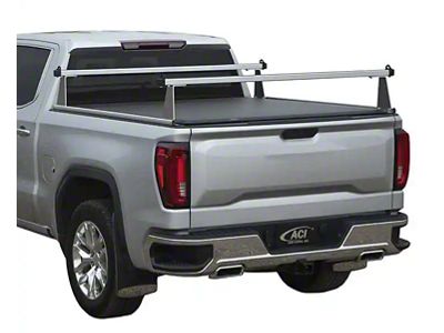 ADARAC Aluminum M-Series Bed Rack; Silver (22-25 Tundra w/ 5-1/2-Foot Bed)