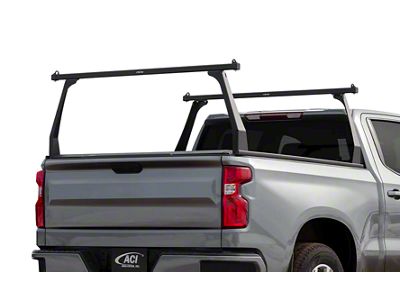 ADARAC Aluminum Series Bed Rack; Matte Black (22-25 Tundra w/ 5-1/2-Foot Bed)