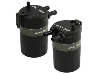 ADD W1 Baffled Oil Catch Can Kit V3; Gunmetal Ring (07-21 Tundra)