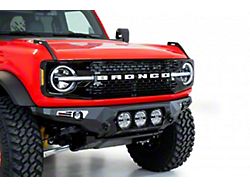 Addictive Desert Designs Bomber Front Bumper for Rigid 360 6-Inch Round Lights (21-25 Bronco, Excluding Raptor)