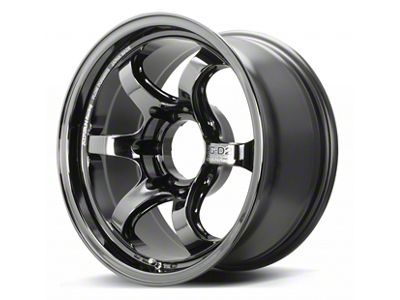Advan RG-D2 Truck Machining and Racing Hyper Black 6-Lug Wheel; 18x9; 0mm Offset (16-23 Tacoma)