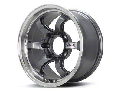 Advan RG-D2 Truck Machining and Gunmetal 6-Lug Wheel; 18x9; 0mm Offset (17-24 Titan)