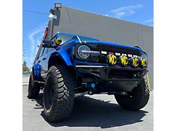 Advanced Fiberglass Concepts 5-Inch Flare/1-Inch Rise Front Fenders; Unpainted (21-26 Bronco, Excluding Raptor)