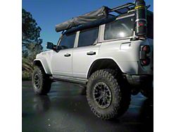 Advanced Fiberglass Concepts 7.50-Inch Flare/1-Inch Rise Rear Quarter Panels; Unpainted (22-26 Bronco Raptor)