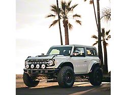 Advanced Fiberglass Concepts 8-Inch Flare/1-Inch Rise Rear Quarter Panels; Unpainted (21-26 Bronco 2-Door)