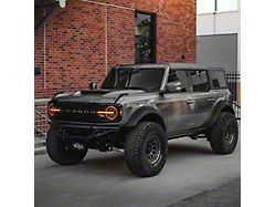 Advanced Fiberglass Concepts Ram Air Hood; Unpainted (21-26 Bronco)